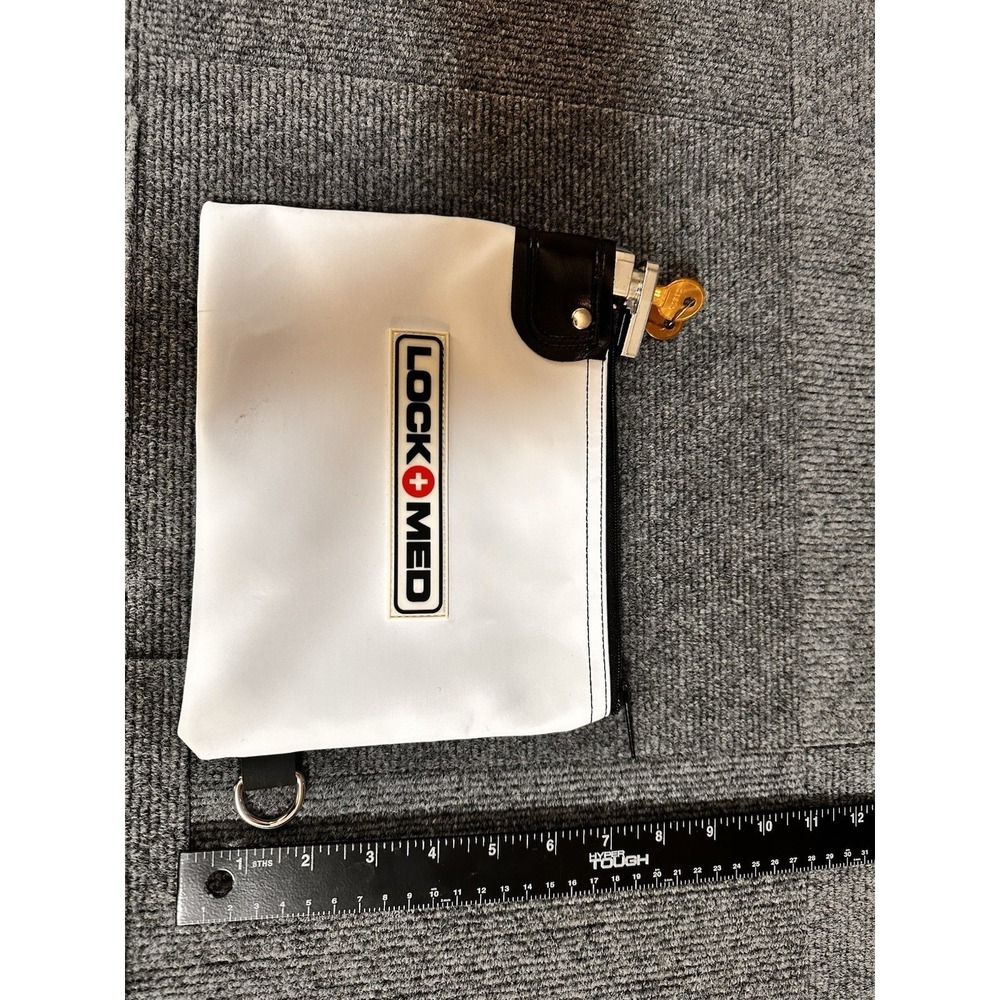 Lock Med Bag - Safety Medication Bag - Key Lock Safety Security Bag